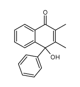 4-hydroxy-2,3-dimethyl-4-phenyl-4H-naphthalen-1-one Structure