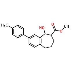 Methyl 5-hydroxy-3-(4-methylphenyl)-6,7,8,9-tetrahydro-5H-benzo[7]annulene-6-carboxylate Structure