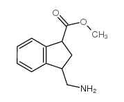 methyl 3-(aminomethyl)-2,3-dihydro-1H-indene-1-carboxylate Structure