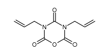 3,5-diallyl-[1,3,5]oxadiazinane-2,4,6-trione Structure