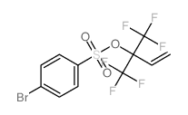 1-bromo-4-[1,1,1-trifluoro-2-(trifluoromethyl)but-3-en-2-yl]oxysulfonyl-benzene Structure