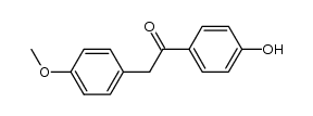 1-(4-hydroxyphenyl)-2-(4-methoxyphenyl)ethanone Structure