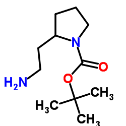 2-(AMINOETHYL)-1-N-BOC-PYRROLIDINE structure