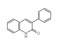 3-phenyl-1H-quinolin-2-one结构式