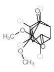 1,4-Methanonaphthalene-5,8-dione,1,2,3,4-tetrachloro-1,4,4a,8a-tetrahydro-9,9-dimethoxy-结构式