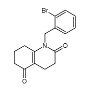 1-(2-bromobenzyl)-3,4,7,8-tetrahydroquinoline-2,5(1H,6H)-dione Structure