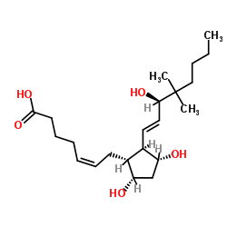 16,16-DIMETHYL PROSTAGLANDIN F2ALPHA Structure