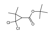 tert-Butyl 2,2-Dichloro-3,3-dimethyl-1-cyclopropanecarboxylate结构式