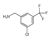 3-氯-5-三氟甲基苄胺结构式