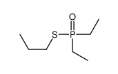 1-diethylphosphorylsulfanylpropane Structure