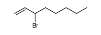 3-bromo-1-octene Structure