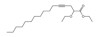 Aethyl-2-aethoxy-4-hexadecinoat结构式