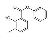 phenyl 2-hydroxy-3-methylbenzoate结构式