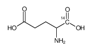 glutamic acid, dl-, [1-14c] Structure