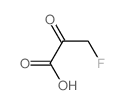 Propanoic acid,3-fluoro-2-oxo- structure