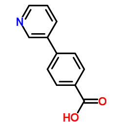 4-Pyridin-3-yl-benzoic acid structure