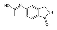 N-(1-Oxo-2,3-dihydro-1H-isoindol-5-yl)acetamide结构式