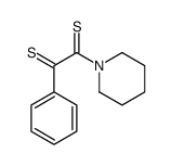 1-phenyl-2-piperidin-1-ylethane-1,2-dithione结构式