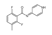 Benzamide, 2,6-difluoro-3-methyl-N-4-pyridinyl- (9CI)结构式