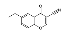 6-乙基-4-氧代-4H-色烯-3-腈结构式