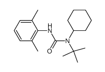 N-Dimethylphenyl-N'-t-butyl,N'-cyclohexylharnstoff Structure