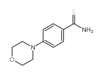 4-MORPHOLINOBENZENECARBOTHIOAMIDE Structure