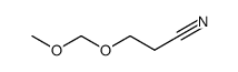 3-(Methoxymethoxy)propanenitrile structure