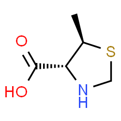 4-Thiazolidinecarboxylicacid,5-methyl-,trans-(9CI)结构式