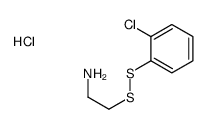 2-[(2-chlorophenyl)disulfanyl]ethylazanium,chloride结构式