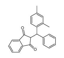 2-[(2,4-dimethylphenyl)-phenylmethyl]indene-1,3-dione Structure