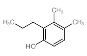 Phenol,3,4-dimethyl-2-propyl-结构式