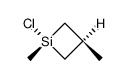 1-chloro-1,3-dimethyl-siletane结构式