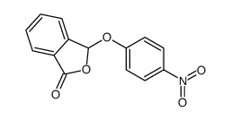 3-(4-nitrophenoxy)-3H-2-benzofuran-1-one结构式