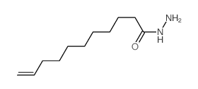 10-Undecenoic acid,hydrazide structure