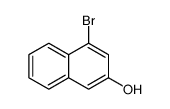 1-溴-3-羟基萘结构式