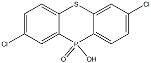 2,7-Dichloro-10-hydroxy-10H-phenothiaphosphine 10-oxide结构式