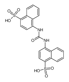 4,4'-ureylene-bis-naphthalene-1-sulfonic acid结构式