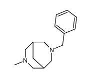 3-benzyl-7-methyl-3,7-diazabicyclo[3.3.1]nonane结构式