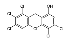 3,4,5-trichloro-2-[(2,3,4-trichloro-6-hydroxyphenyl)methyl]phenol Structure