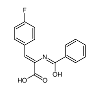 2-benzamido-3-(4-fluorophenyl)prop-2-enoic acid Structure