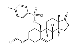 3β,19-dihydroxy-5-androsten-17-one 3-acetate 19-p-toluenesulfonate结构式