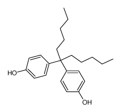 6,6-bis-(4-hydroxy-phenyl)-undecane Structure