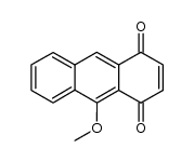 9-methoxy-1,4-anthraquinone结构式