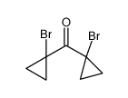 bis(1-bromocyclopropyl)methanone Structure