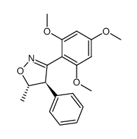 5t-methyl-4r-phenyl-3-(2,4,6-trimethoxy-phenyl)-4,5-dihydro-isoxazole Structure