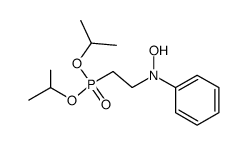 [2-(Hydroxy-phenyl-amino)-ethyl]-phosphonic acid diisopropyl ester结构式