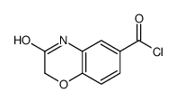 3-oxo-4H-1,4-benzoxazine-6-carbonyl chloride Structure