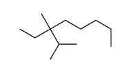 3-ethyl-2,3-dimethyloctane结构式