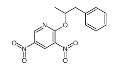 3,5-dinitro-2-(1-phenylpropan-2-yloxy)pyridine Structure