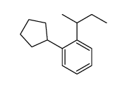 1-butan-2-yl-2-cyclopentylbenzene Structure